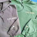 Custom Embroidered Cute Valentines Day Sweatshirt or Hoodie