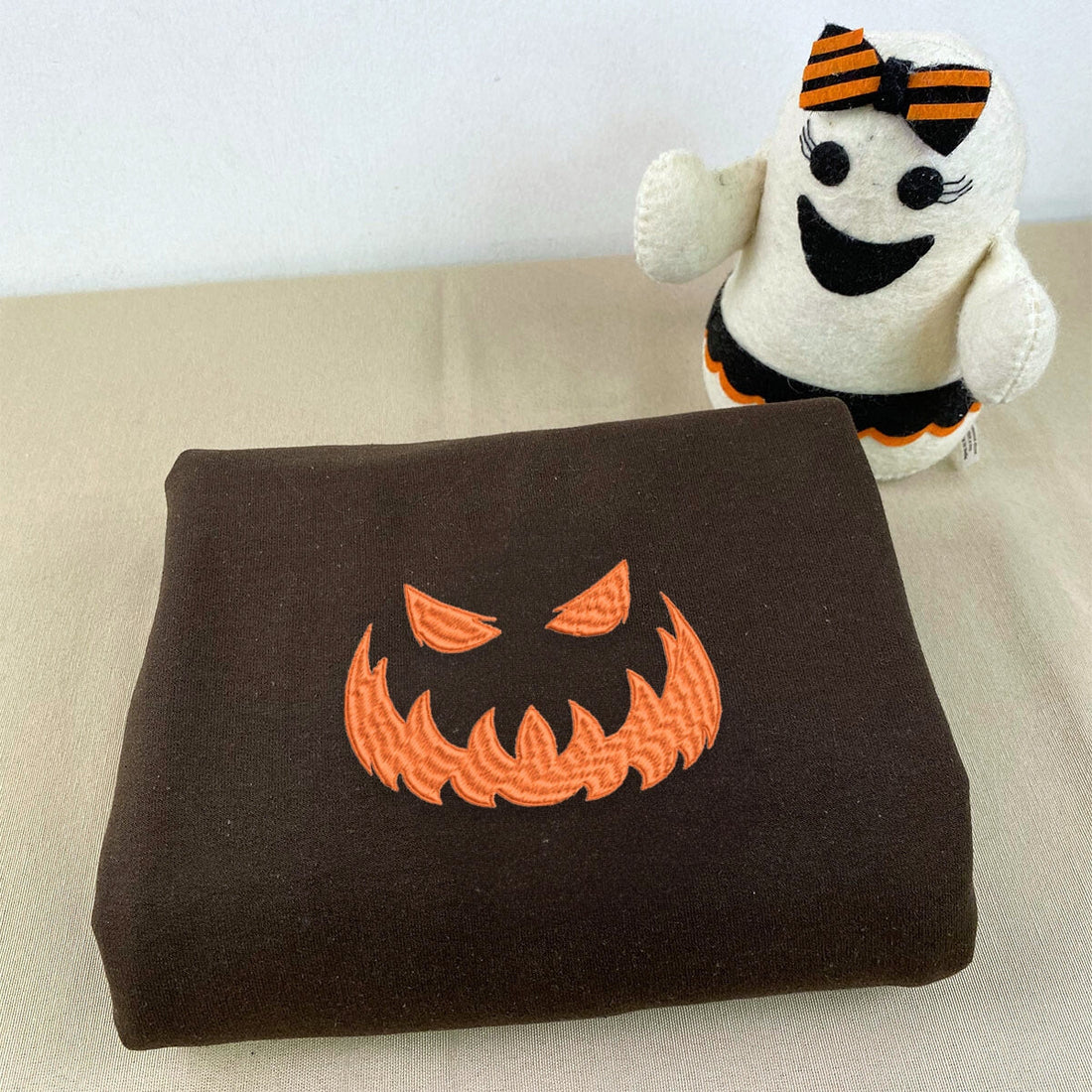 Jack Oâ€™Lantern Halloween Scary Sweatshirt, Hoodie Embroidered