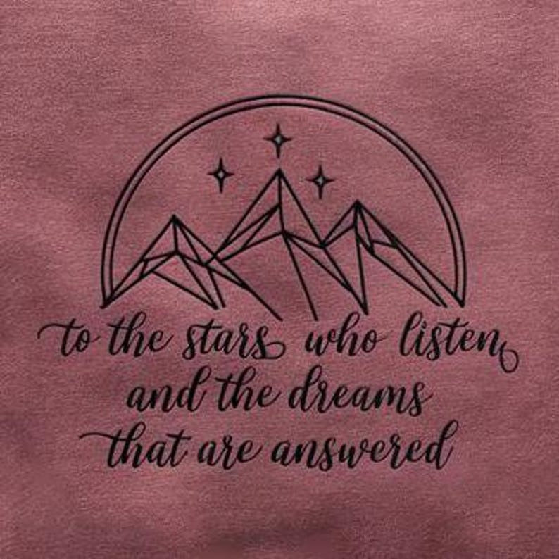 Acotar Velaris Embroidered Sweatshirt, Night Court Shirt, Sarah J Maas A Court of Thorns and Roses Court of Dreams Shirt, Rhysand Fan Shirt