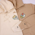 Cat x Cute Goose Custom Embroidered Matching Hoodies For Couples