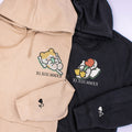 Cat x Cute Goose Custom Roman Numeral Matching Embroidered Hoodies For Couples