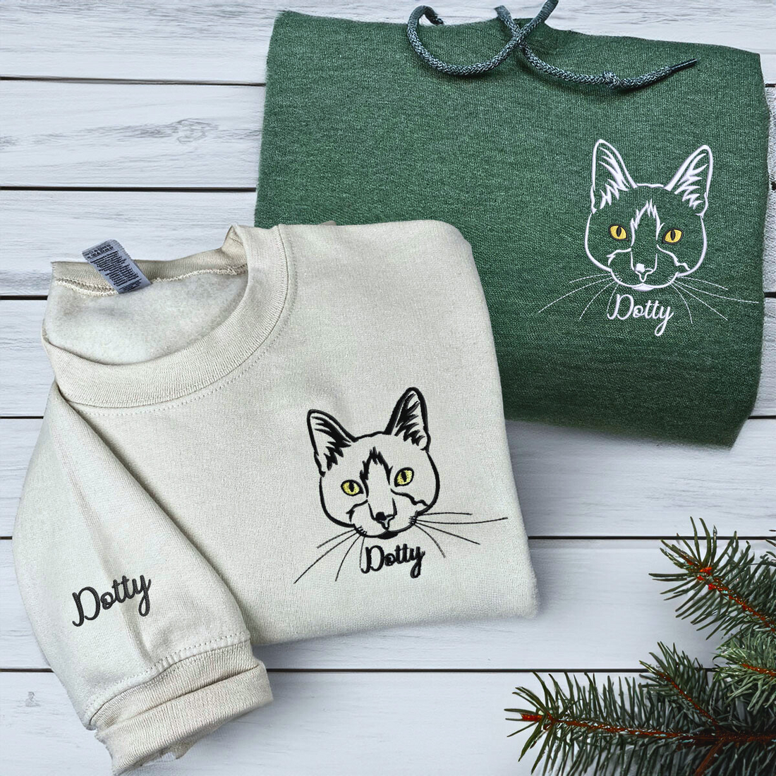 Cat Loverâ€™s Favorite: Crewneck Sweatshirt & Hoodie Combo