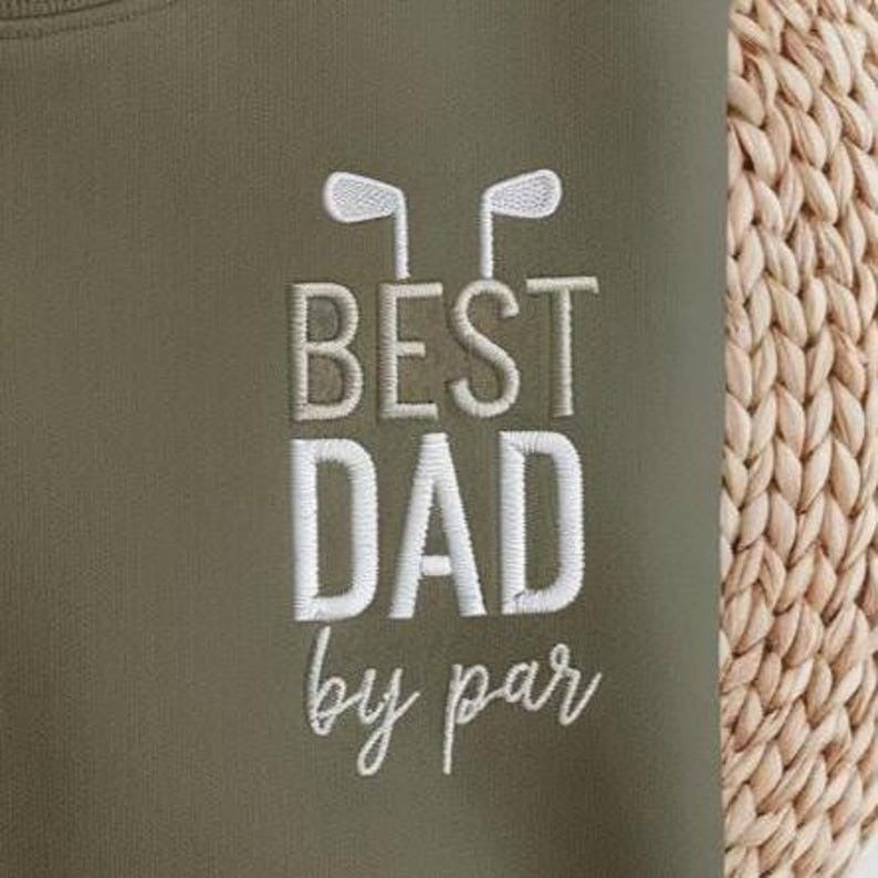 Custom Baseball Dad Embroidered Sweatshirt, Personalized Baseball Grandpa Shirt, Baseball Dad Sweater, Gift For Dad, Father's Day Sweatshirt