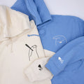 Custom Embroidered Angry Couple Matching Hoodies for Couples