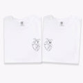 Custom Embroidered Boyfriend Girlfriend Matching Sets T-shirts for Couples