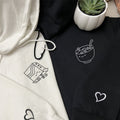 Custom Embroidered Breakfast Time Matching Hoodies for Couples