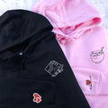 Custom Embroidered Breakfast Time Matching Hoodies for Couples