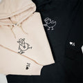 Custom Embroidered Chick Sherrifs Matching Hoodies for Couples