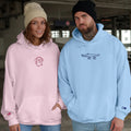 Custom Embroidered Crocodile & Penguin Matching Hoodies for Couples