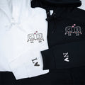 Custom Embroidered Cute Keyboard Keys Love Matching Hoodies for Couples