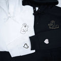 Custom Embroidered Feed Me, I'm Hungry Matching Hoodies for Couples
