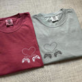 Custom Embroidered Gamer Controller Love Matching T-shirts for Couples