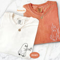 Custom Embroidered Ghost Firefighter Matching T-shirts for Couples