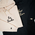 Custom Embroidered His Barbie Her Ken Matching Hoodies for Couples