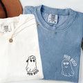 Custom Embroidered His Boo Her Boo Matching T-shirts for Couples