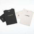 Custom Embroidered I Love My Gf Bf Matching T-shirts for Couples