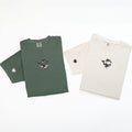 Custom Embroidered Killer Whale Matching T-shirts for Couples