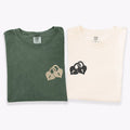 Custom Embroidered Love Padlock Matching T-shirts for Couples