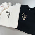 Custom Embroidered Me Plus You Matching Hoodies for Couples