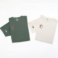 Custom Embroidered Puzzle Heart Matching T-shirts for Couples