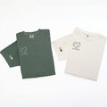 Custom Embroidered Shark Love Roman Numeral Matching T-shirts for Couples