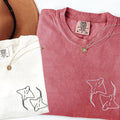 Custom Embroidered Stingray Love Matching T-shirts for Couples