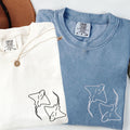 Custom Embroidered Stingray Love Matching T-shirts for Couples
