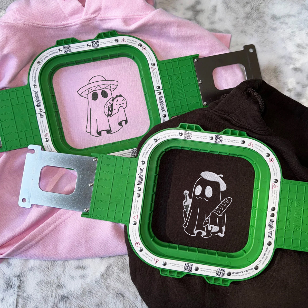 Custom Embroidered Taco or Bread Matching Hoodies for Couples