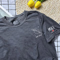 Custom Embroidered To The Moon and Back Matching T-shirts for Couples