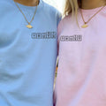 Custom Embroidered Trust and Truth in Love Matching Hoodies for Couples