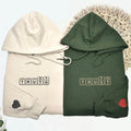 Custom Embroidered Trust and Truth in Love Matching Hoodies for Couples