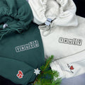 Custom Embroidered Trust and Truth in Love Matching Hoodies for Couples