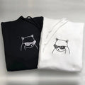 Custom Embroidered What Are We Eating Today Matching Hoodies for Couples