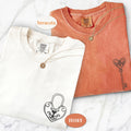Custom Embroidered You are the Key to my Heart Matching T-shirts for Couples
