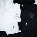 Cute Stars Cartoon Custom Embroidered Matching Hoodies For Couples