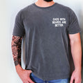 Custom Comfort ColorÂ® Embroidered Dads with Beards Are Better Shirt