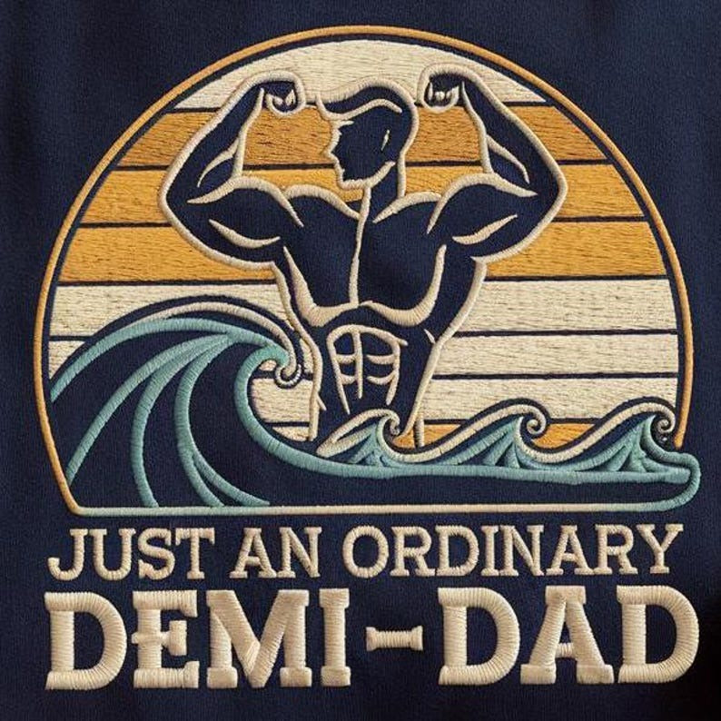 Demi Dad Embroidered Shirt, Just An Ordinary Demi Dad Shirt, Maui Shirt for Dad, Disney Moana Shirt, Disney Fathers Day Shirt,Dad Sweatshirt