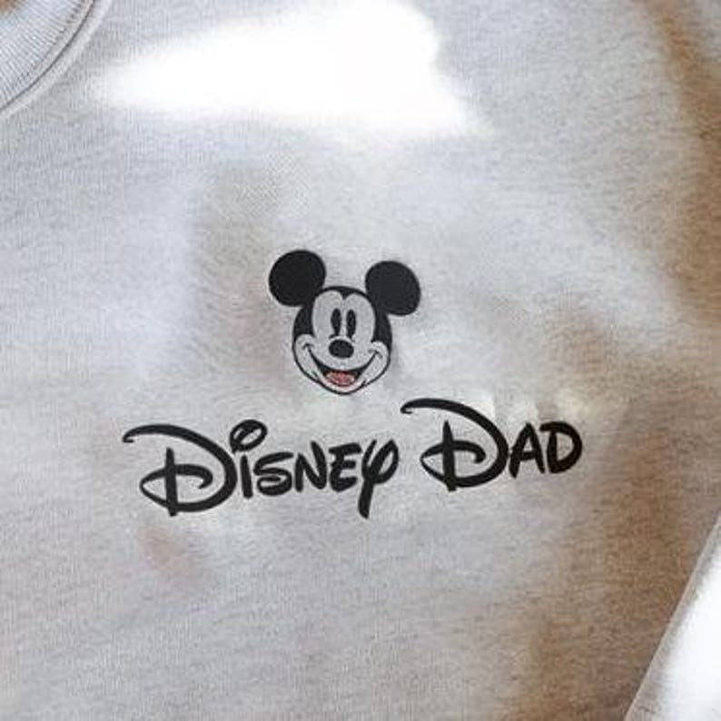 Disney Dad Mickey Embroidered Sweatshirt, Disney Dad Embroidered Shirt, Cool Dad Sweatshirt, Disney Best Dad Sweatshirt, Father's Day Shirt
