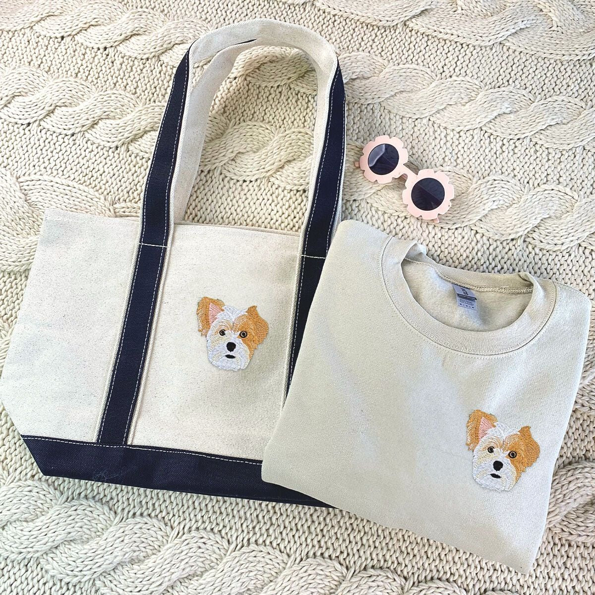 Dog Loverâ€™s Favorite: Sweatshirt & Tote Bag Combo