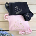 Custom Embroidered Duck Goose Matching Sweatshirt or Hoodie