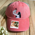 Personalized Mom Hat with Custom Embroidered Photo - Unique Mom Gift Idea