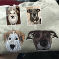 Great Pyrenees Sweatshirt or Hoodie,  Embroidered Gift from Picture Name