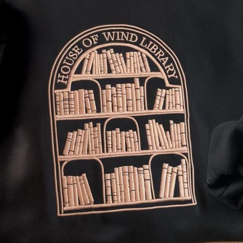 House Of Wind Embroidered Sweatshirt, ACOTAR Book Club Sweatshirt, Reading Room Shirt, Fantasy Books Lover Shirt, City Of Starlight Sweater
