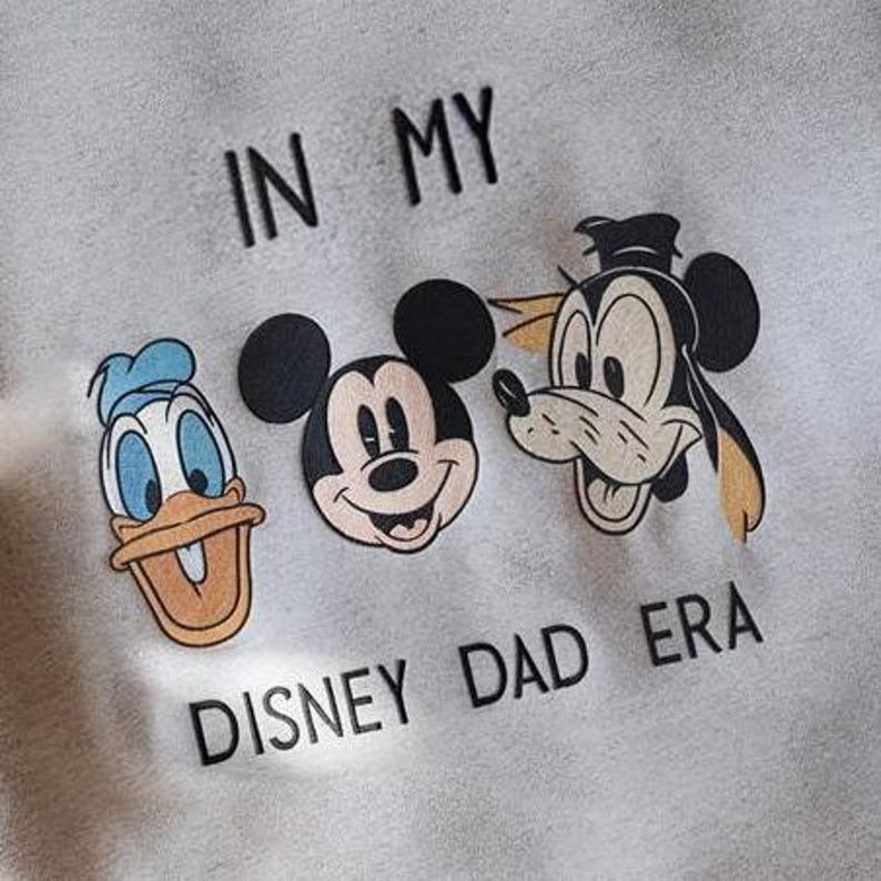 In my Disney Dad era Embroidered Sweatshirt, Disney Dad Embroidered Shirt, Cool Dad Shirt, Disney Best Dad Sweatshirt, Father's Day Shirt