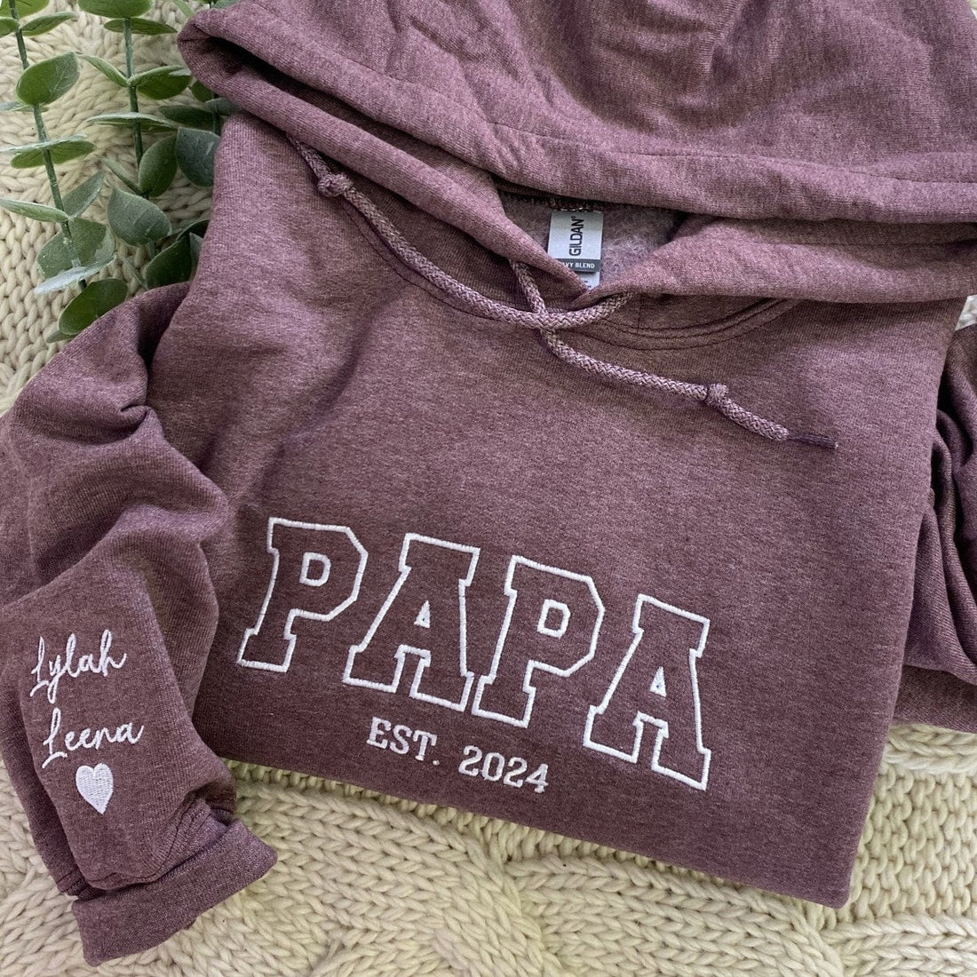 Comfort ColorÂ® Embroidered Papa Shirt, Gift for Father's Day