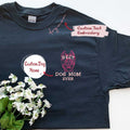Personalized Best Cane Corso Dog Mom Ever Shirt Embroidered Collar, Custom Shirt with Dog Name, Cane Corso Gifts Dog Lovers