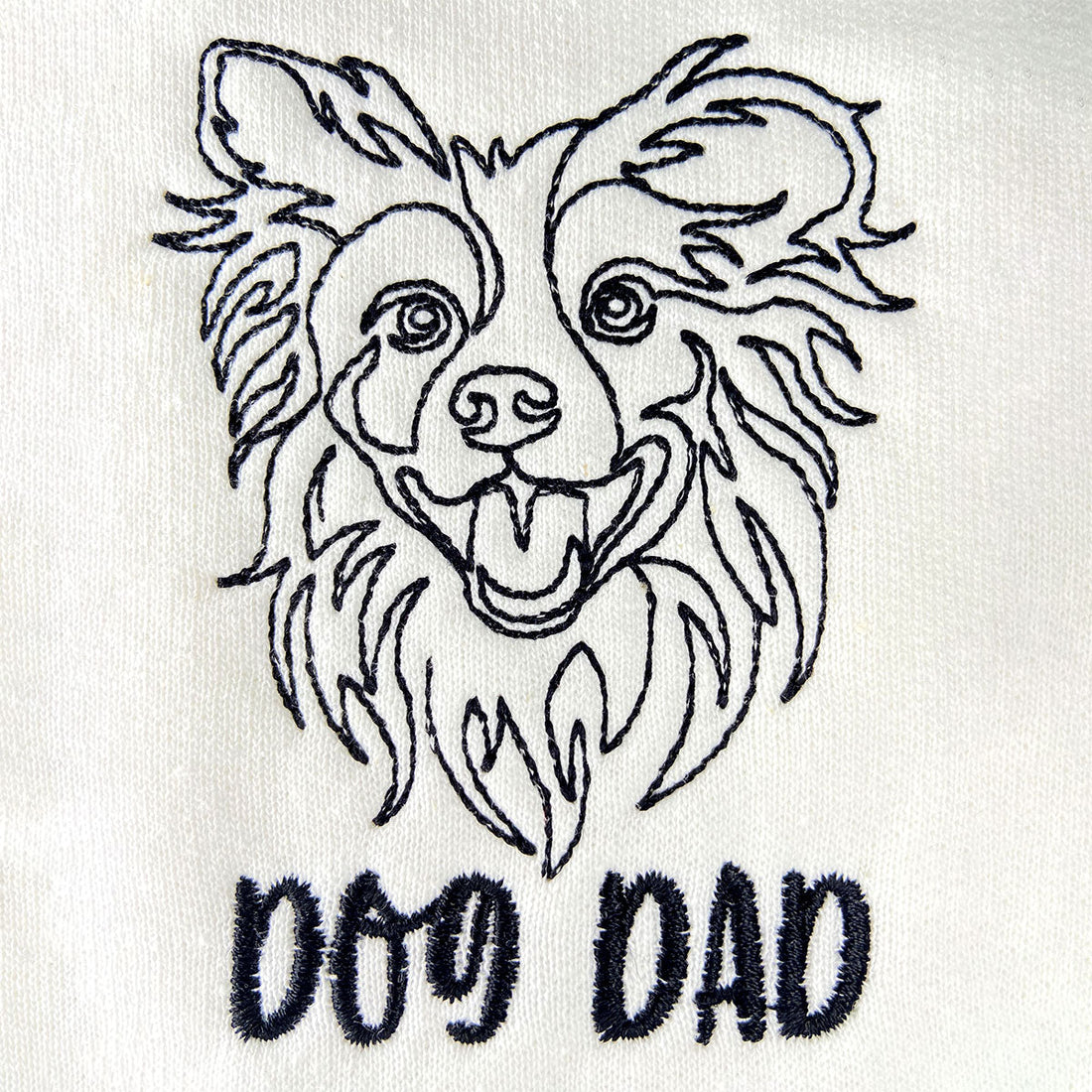 Personalized Border Collie Dog Dad Shirt Embroidered Collar, Custom Shirt with Dog Name, Best Gifts For Boxer Lovers