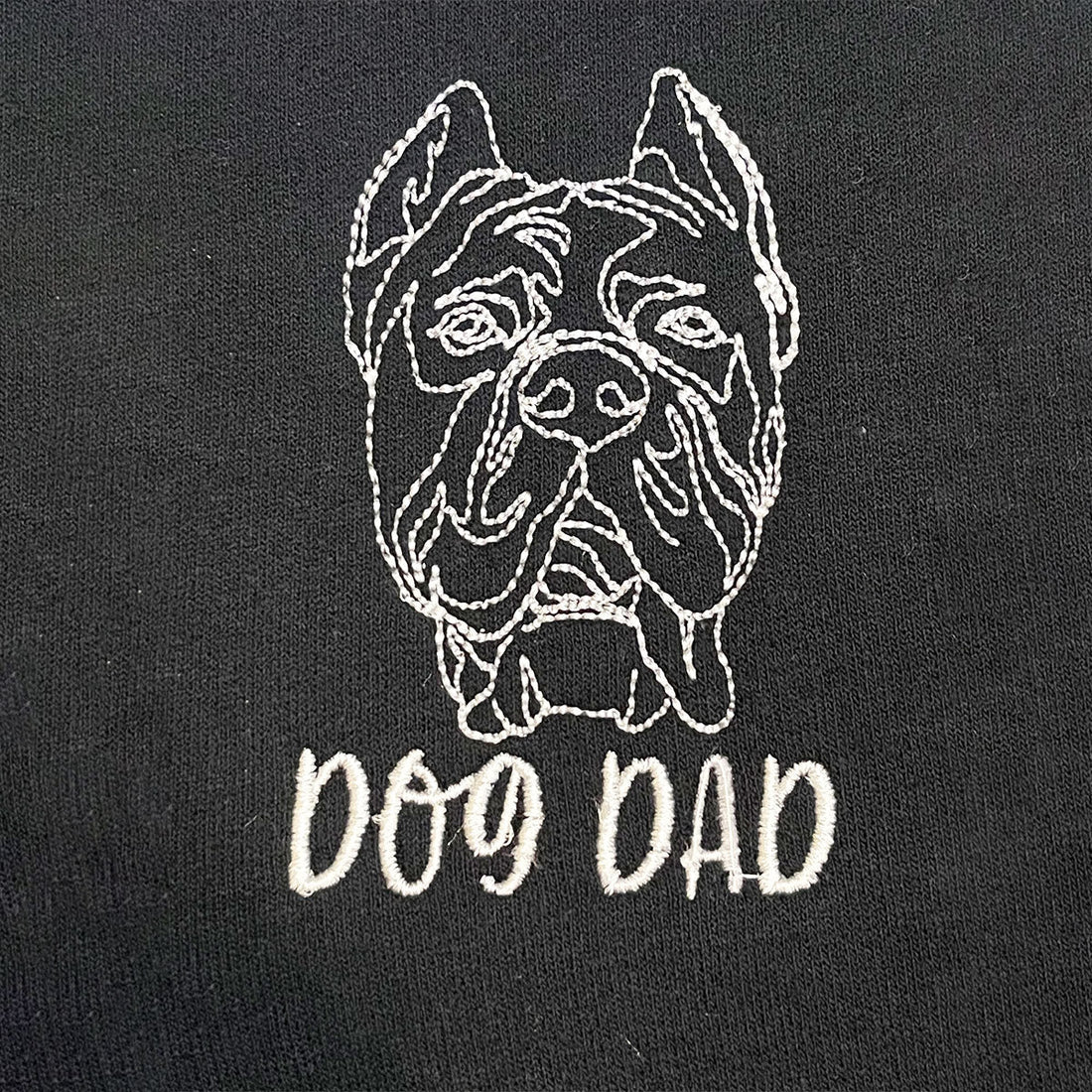 Personalized Cane Corso Dog Dad Embroidered Collar Shirt, Custom Shirt with Dog Name, Cane Corso Gifts Dog Lovers