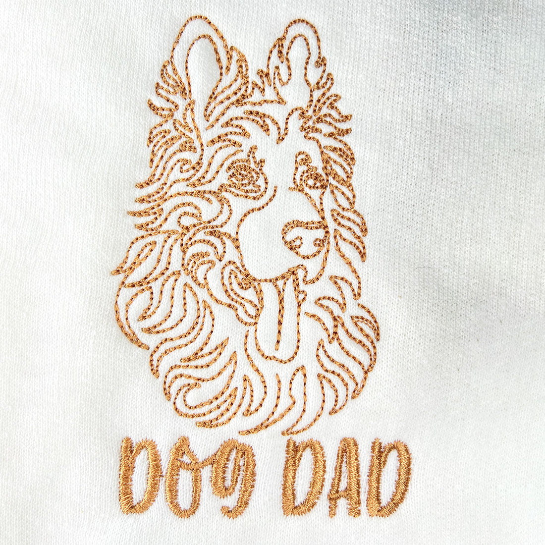Personalized German Shepherd Dog Dad Embroidered Collar Shirt, Custom Shirt with Dog Name, Gifts For German Shepherd Lovers