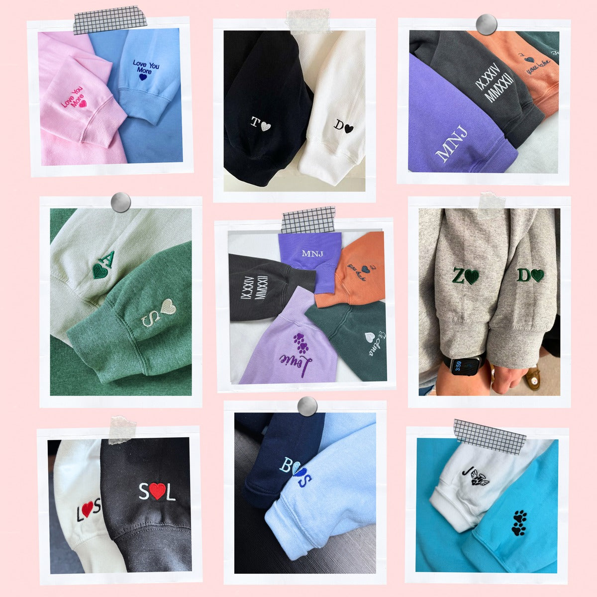 Broke x Spoiled Custom Embroidered Matching Hoodies For Couples